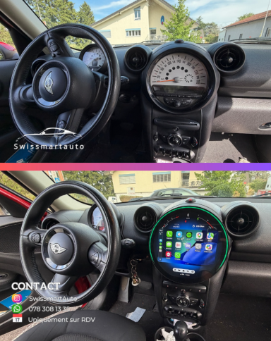 Installation écran multimédia sur Mini Countryman 2014