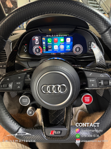 Activation du Carplay et Android Auto d'origine sur Audi R8 2019